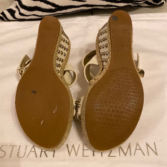 Stuart Weitzman girls wedge sandals size US 3 with Dustbag👡 👧 - Picture 9 of 14